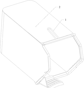Grassbag Diagram and Parts List for 12AVO23Z752 2022 Yard Machines Lawn Mower
